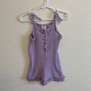 Zara Kids Waffle Knit Romper